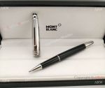 Mont blanc Fake Meisterstuck Silver and Black Fineliner Pen w/ Box